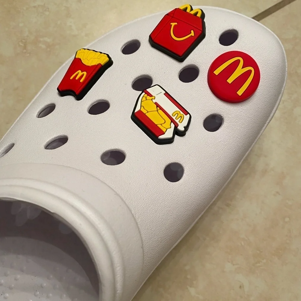 Set of 4 McDonalds Shoe Charms NEW IN PACKAGE - Picture 3 of 4